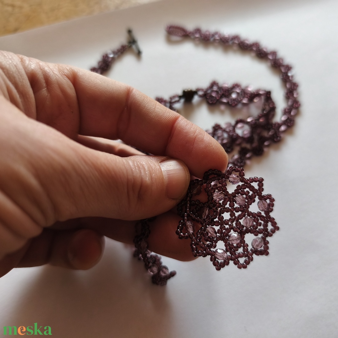 Ametiszt csillogás ékszerszett (104) - ékszer - ékszerszett - Meska.hu