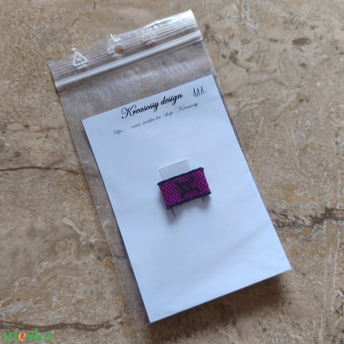 Horoszkópos peyote gyűrű - ikrek (111) - ékszer - gyűrű - gyöngyös gyűrű - Meska.hu