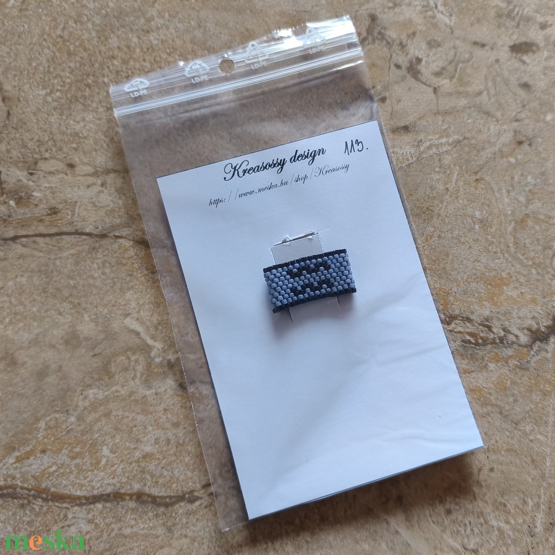 Horoszkópos peyote gyűrű - vízöntő (113) - ékszer - gyűrű - gyöngyös gyűrű - Meska.hu