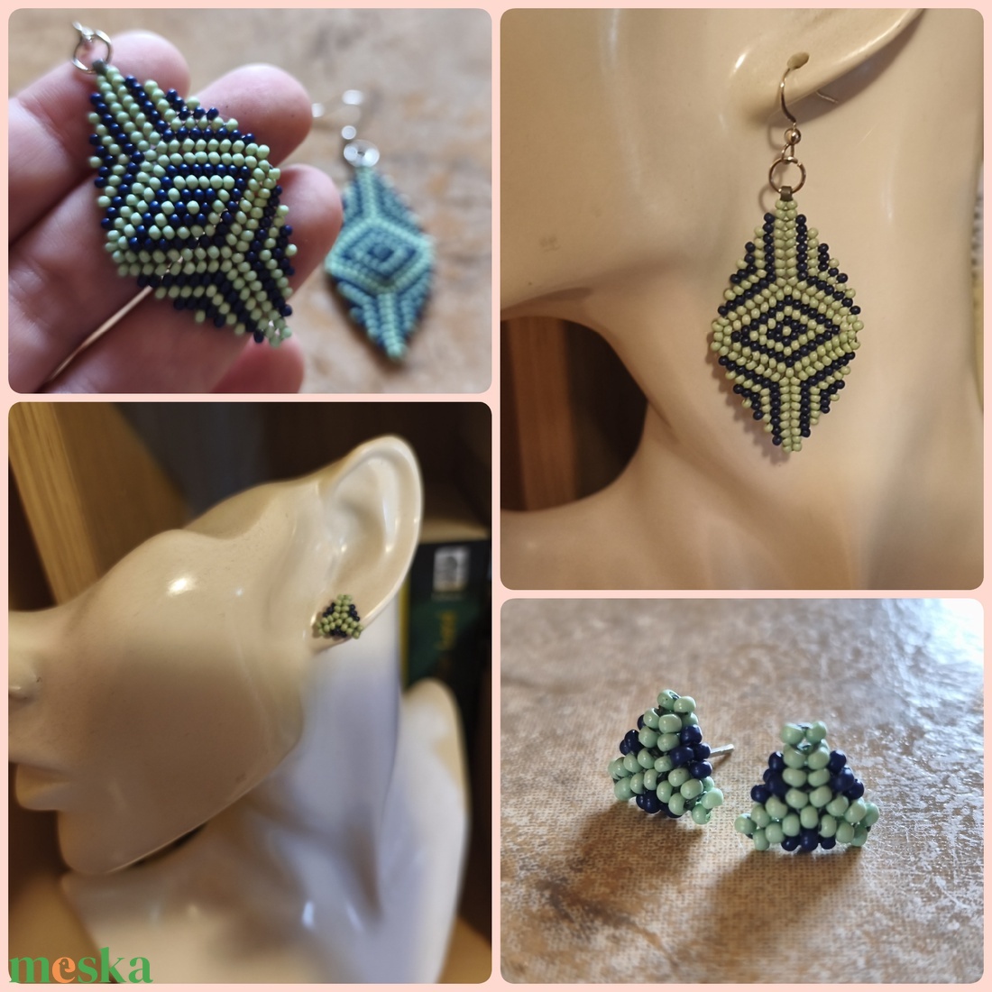 Édes geometria kollekció (121) - ékszer - ékszerszett - Meska.hu