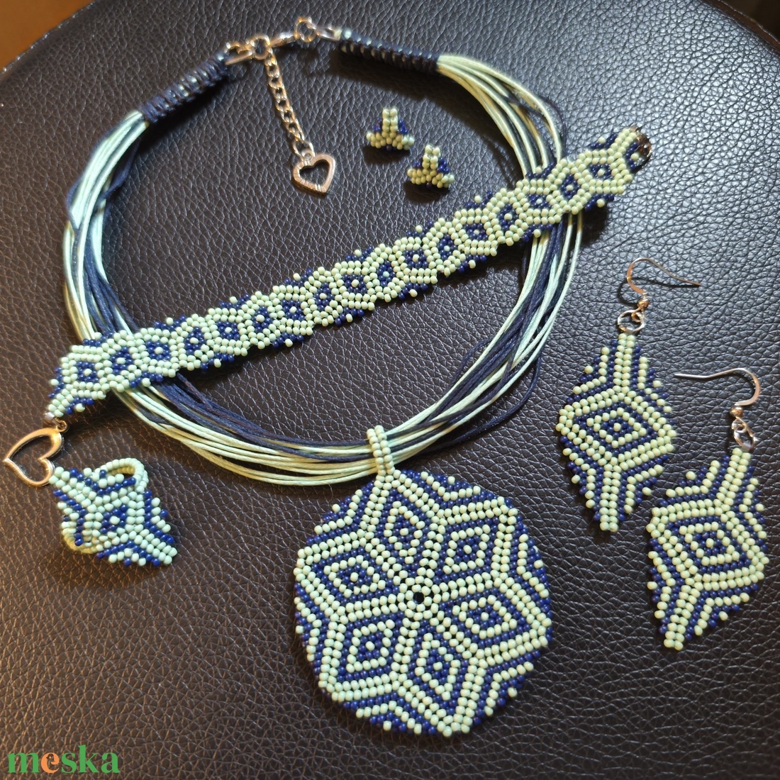 Édes geometria kollekció (121) - ékszer - ékszerszett - Meska.hu