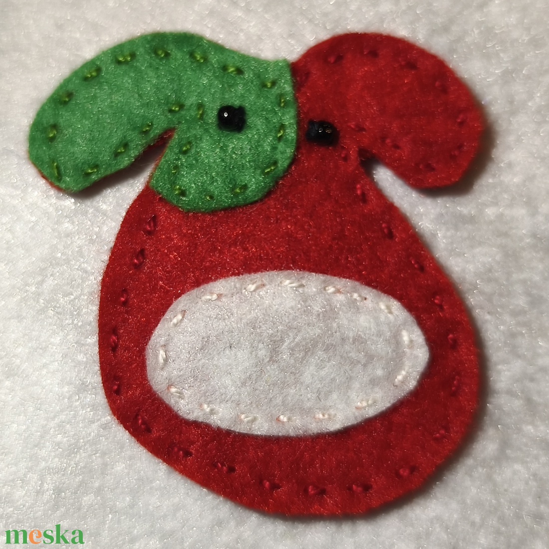 Trikolor kutyus kitűző (65) - ékszer - kitűző és bross - Meska.hu