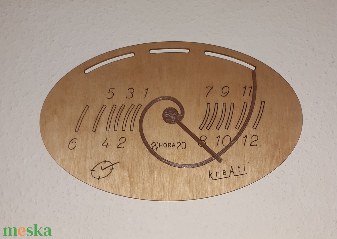 Fibonacci óra, nagyméretű - /Ahora sorozat 20/ - otthon & életmód - dekoráció - fali és függő dekoráció - falióra & óra - Meska.hu