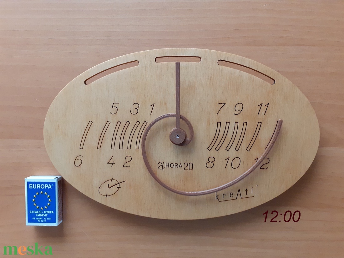 Fibonacci óra, nagyméretű - /Ahora sorozat 20/ - otthon & életmód - dekoráció - fali és függő dekoráció - falióra & óra - Meska.hu