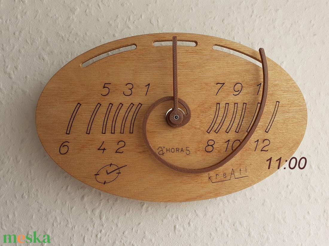Fibonacci óra - /Ahora sorozat 5/ - otthon & életmód - dekoráció - fali és függő dekoráció - falióra & óra - Meska.hu Fibonacci óra - /Ahora sorozat 5/ - otthon & életmód - dekoráció - fali és függő dekoráció - falióra & óra - Meska.hu