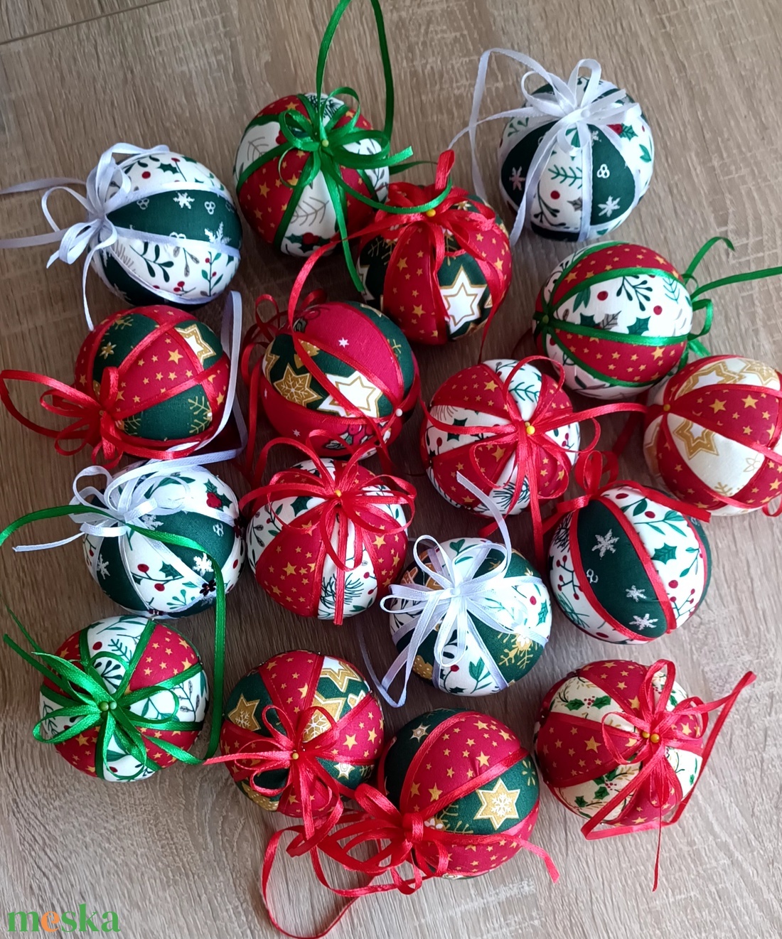 Karácsonyfadísz - karácsony - karácsonyi lakásdekoráció - karácsonyfadíszek - Meska.hu