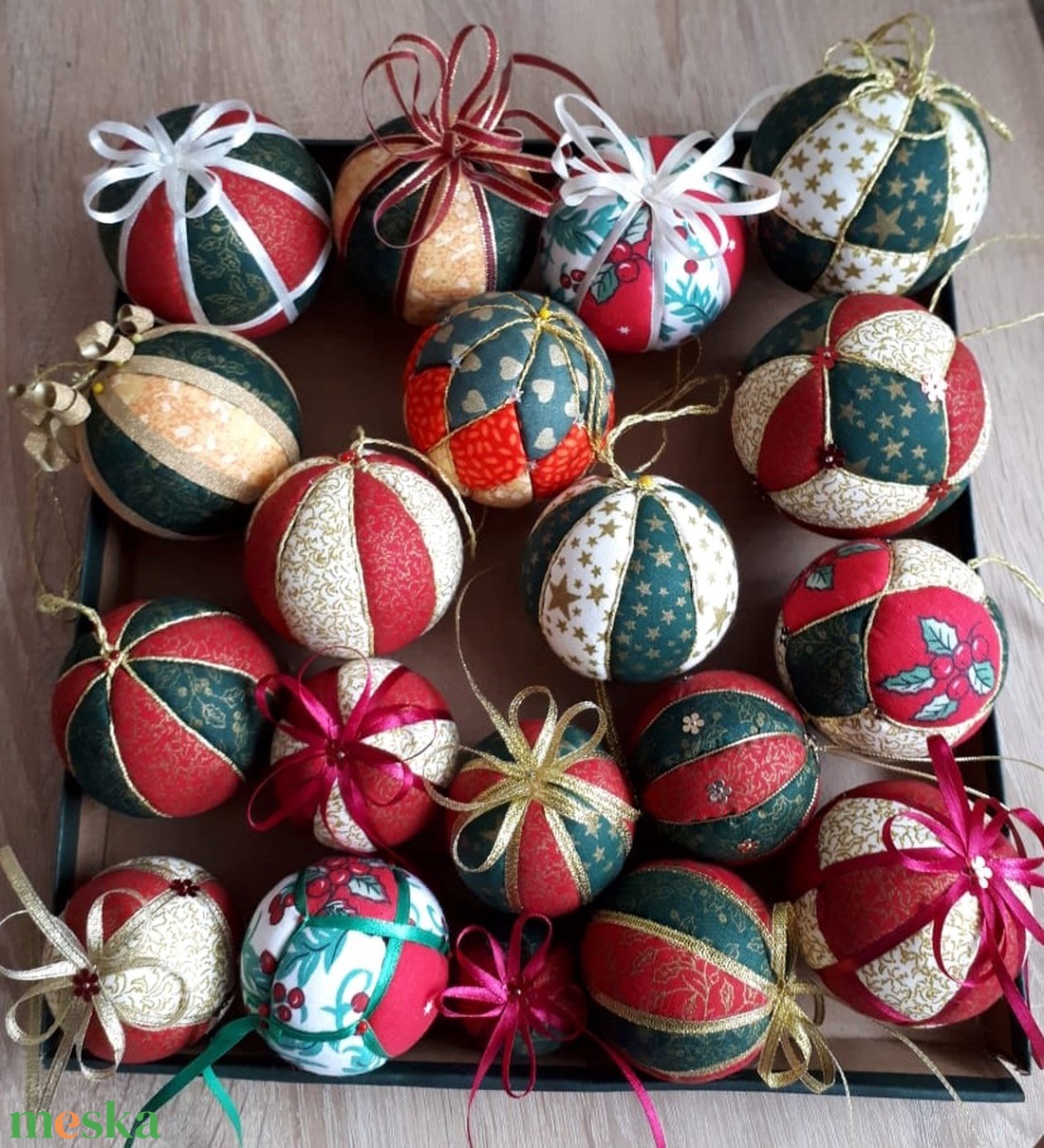 Karácsonyfadísz - karácsony - karácsonyi lakásdekoráció - karácsonyfadíszek - Meska.hu