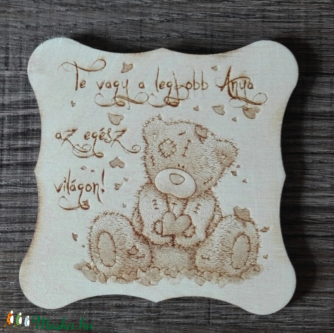 Legjobb anya macis hűtőmágnes -  - Meska.hu