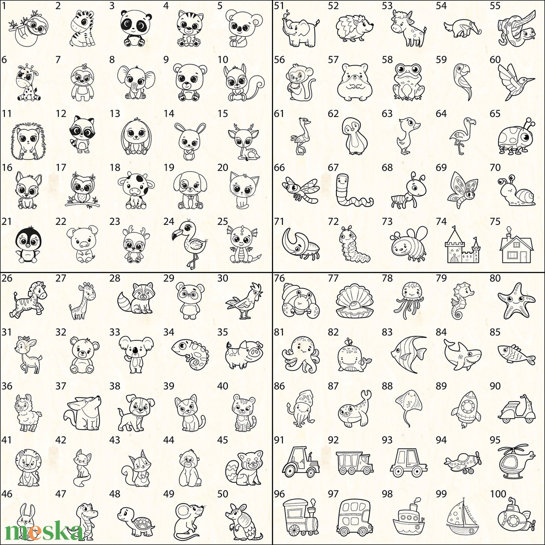 Jutalomtábla, pontgyűjtő tábla  kincsestérkép játék  névre szóló - játék & sport - készségfejlesztő és logikai játék - oktató játékok - Meska.hu