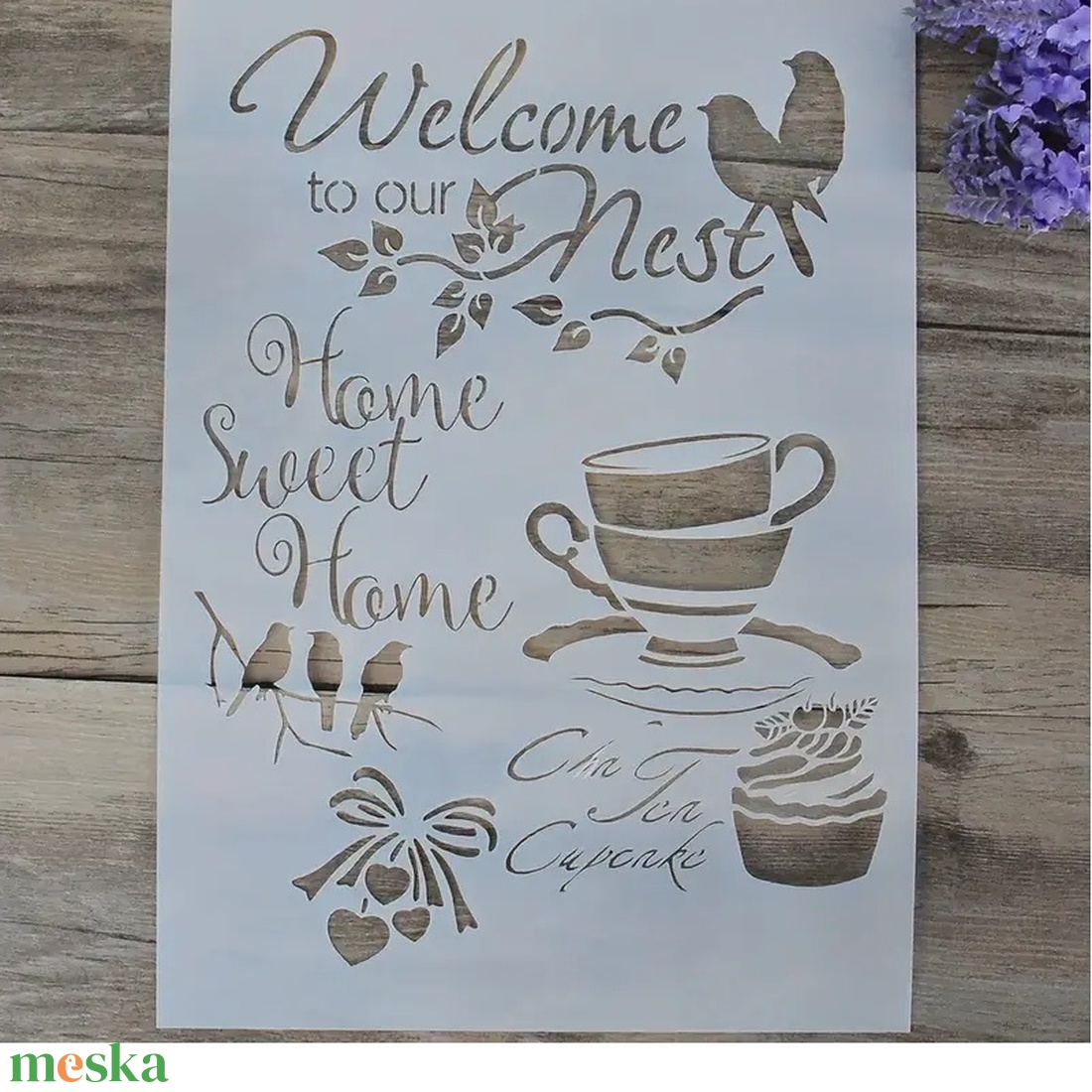 Sablon Welcome A4-es - kellékek & szerszámok - szerszámok, eszközök - sablonok - Meska.hu Sablon Welcome A4-es - kellékek & szerszámok - szerszámok, eszközök - sablonok - Meska.hu