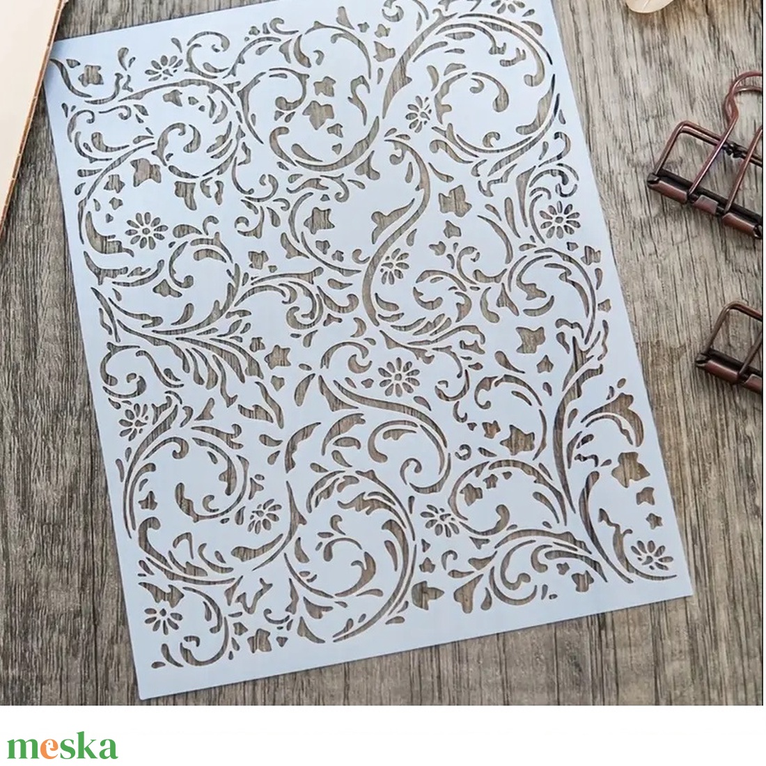 Sablon inda 15 x 18 cm - kellékek & szerszámok - szerszámok, eszközök - sablonok - Meska.hu Sablon inda 15 x 18 cm - kellékek & szerszámok - szerszámok, eszközök - sablonok - Meska.hu