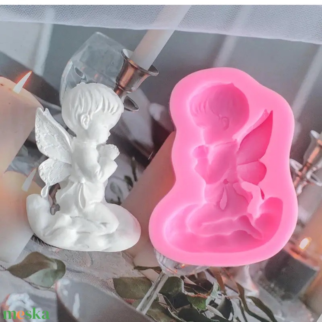 Szilikon forma angyal 7.5 x 6 cm - kellékek & szerszámok - vegyes alapanyag - szilikon öntőforma - Meska.hu Szilikon forma angyal 7.5 x 6 cm - kellékek & szerszámok - vegyes alapanyag - szilikon öntőforma - Meska.hu