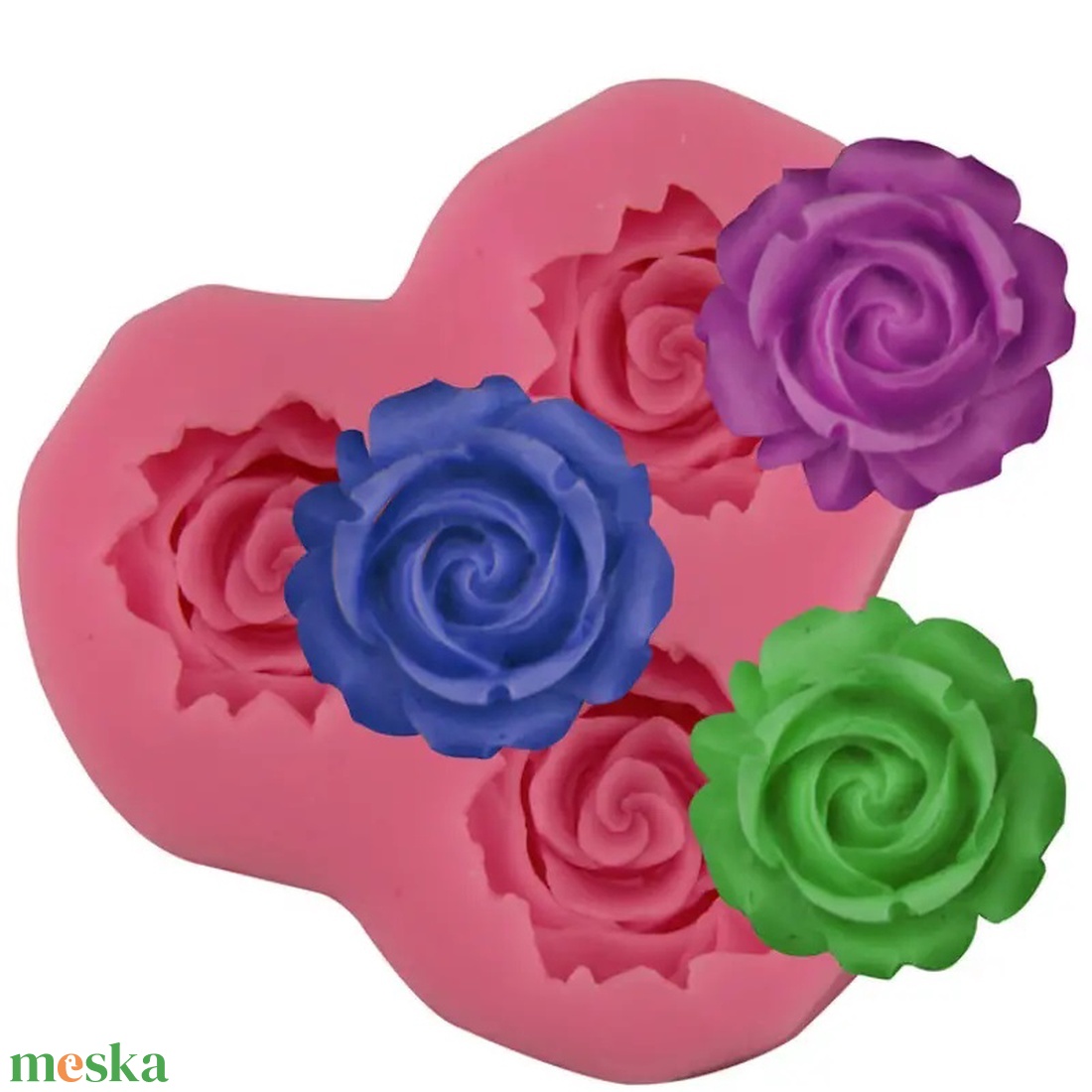 Szilikon forma mini rózsák 6.2 cm - kellékek & szerszámok - vegyes alapanyag - szilikon öntőforma - Meska.hu Szilikon forma mini rózsák 6.2 cm - kellékek & szerszámok - vegyes alapanyag - szilikon öntőforma - Meska.hu