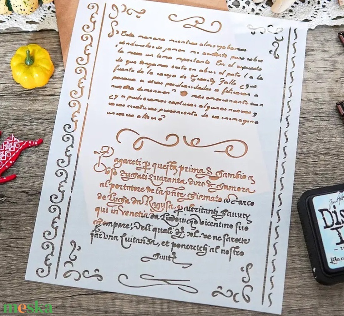 Sablon írás A4-es - kellékek & szerszámok - szerszámok, eszközök - sablonok - Meska.hu Sablon írás A4-es - kellékek & szerszámok - szerszámok, eszközök - sablonok - Meska.hu