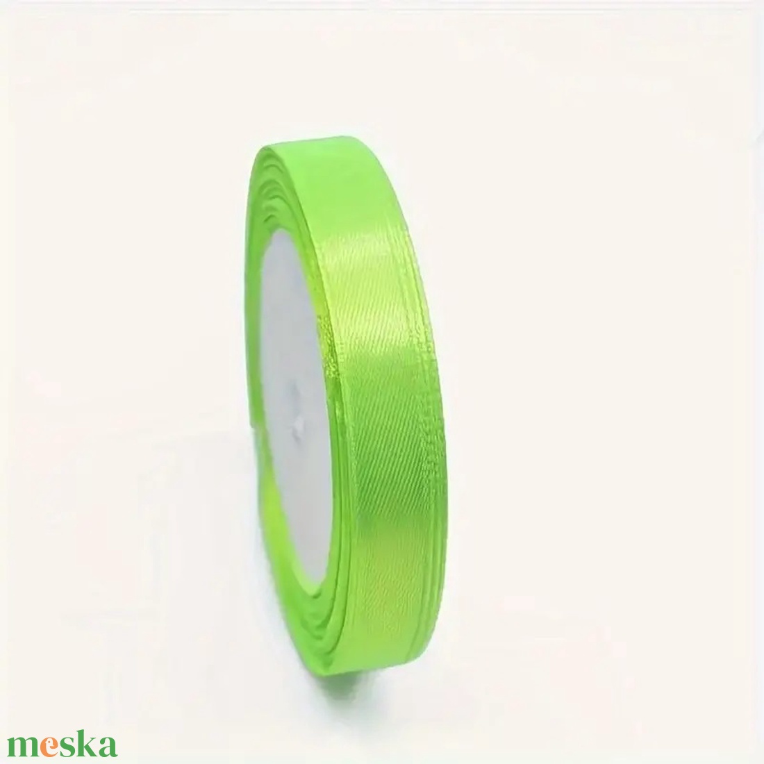 Szatén szalag 6 mm - almazöld - kellékek & szerszámok - rövidáru - szalag, pánt - szatén szalag - Meska.hu Szatén szalag 6 mm - almazöld - kellékek & szerszámok - rövidáru - szalag, pánt - szatén szalag - Meska.hu