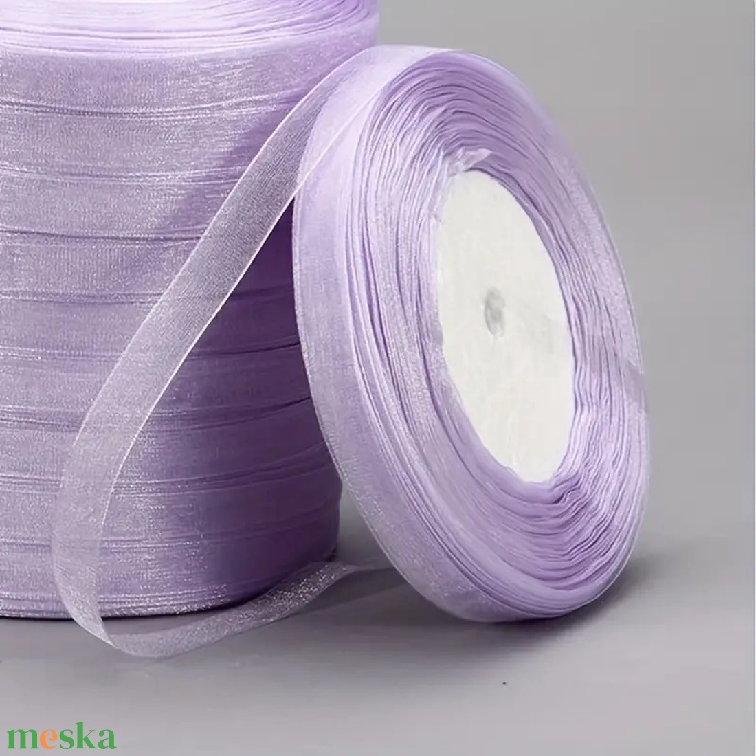 Organza szalag 1 cm - világoslila - kellékek & szerszámok - rövidáru - szalag, pánt - textilszalag - Meska.hu Organza szalag 1 cm - világoslila - kellékek & szerszámok - rövidáru - szalag, pánt - textilszalag - Meska.hu