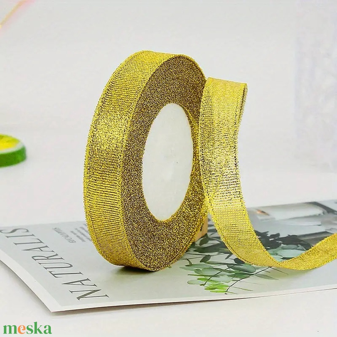 Arany szalag 1,5 cm - kellékek & szerszámok - rövidáru - szalag, pánt - textilszalag - Meska.hu Arany szalag 1,5 cm - kellékek & szerszámok - rövidáru - szalag, pánt - textilszalag - Meska.hu