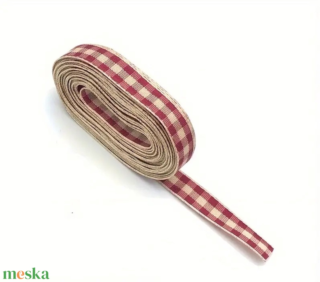 Piros kockás szalag - 1 cm - kellékek & szerszámok - rövidáru - szalag, pánt - textilszalag - Meska.hu Piros kockás szalag - 1 cm - kellékek & szerszámok - rövidáru - szalag, pánt - textilszalag - Meska.hu