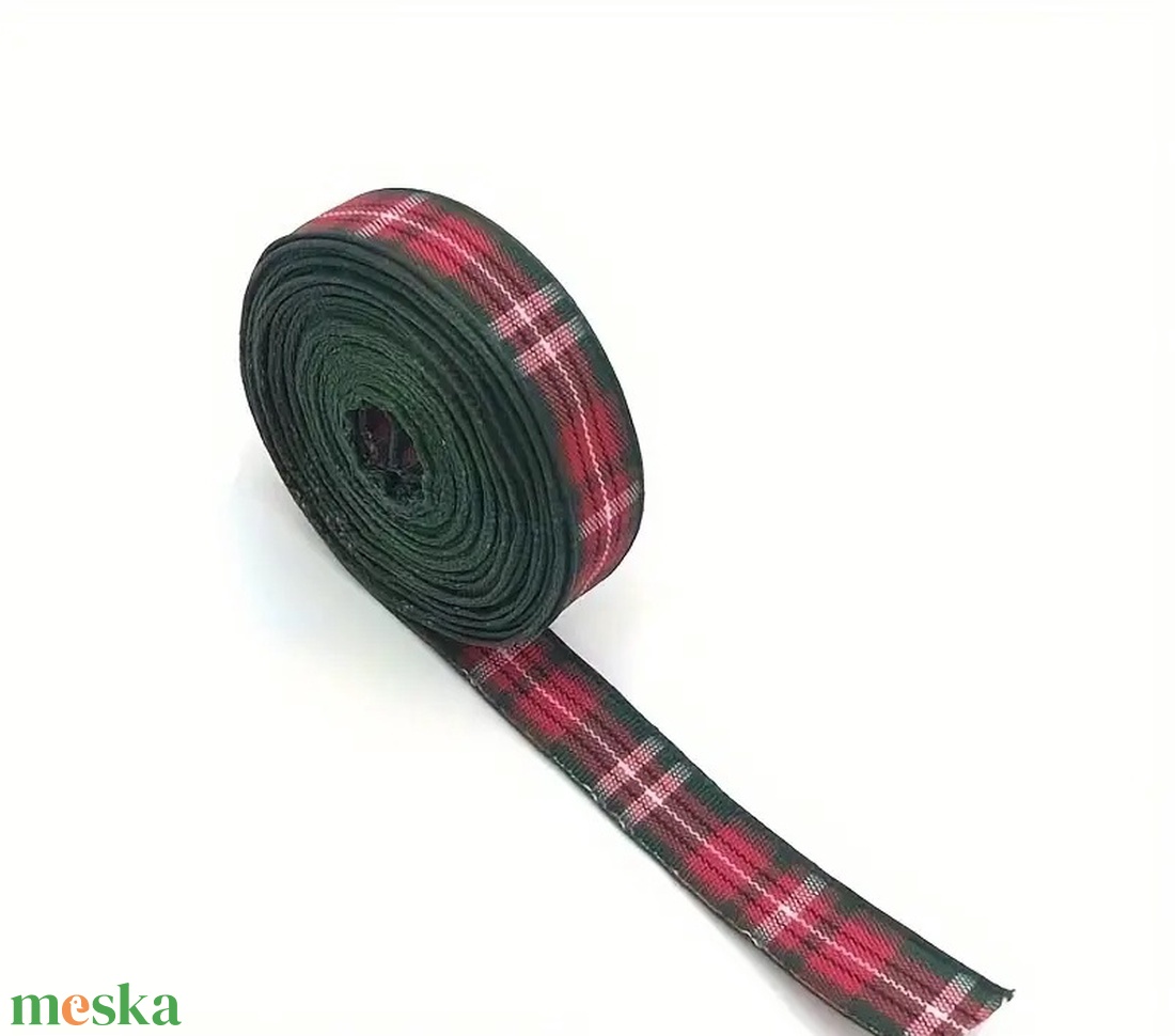 Piros-zöld kockás szalag- 1 cm - kellékek & szerszámok - rövidáru - szalag, pánt - textilszalag - Meska.hu Piros-zöld kockás szalag- 1 cm - kellékek & szerszámok - rövidáru - szalag, pánt - textilszalag - Meska.hu