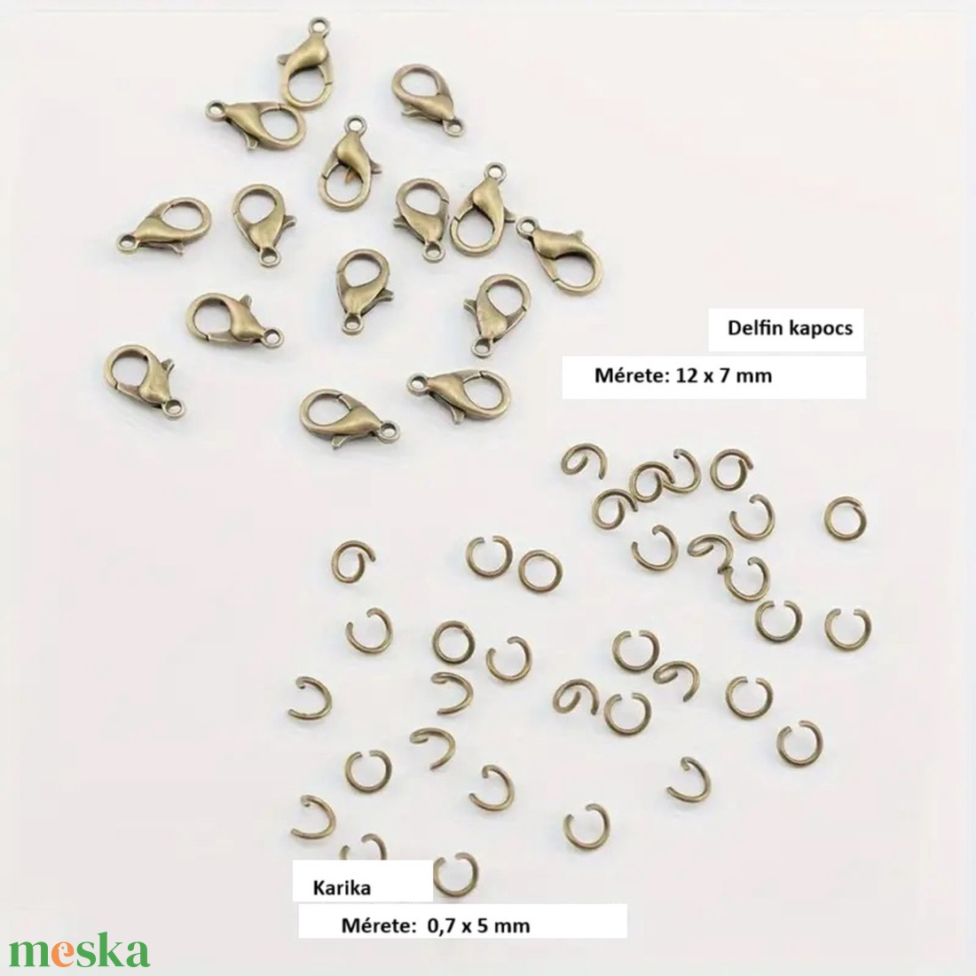 Delfin kapocs 12 x 7 mm + karika 0,7 x 5 mm - bronz - kellékek & szerszámok - ékszerkellék - delfinkapocs - Meska.hu Delfin kapocs 12 x 7 mm + karika 0,7 x 5 mm - bronz - kellékek & szerszámok - ékszerkellék - delfinkapocs - Meska.hu