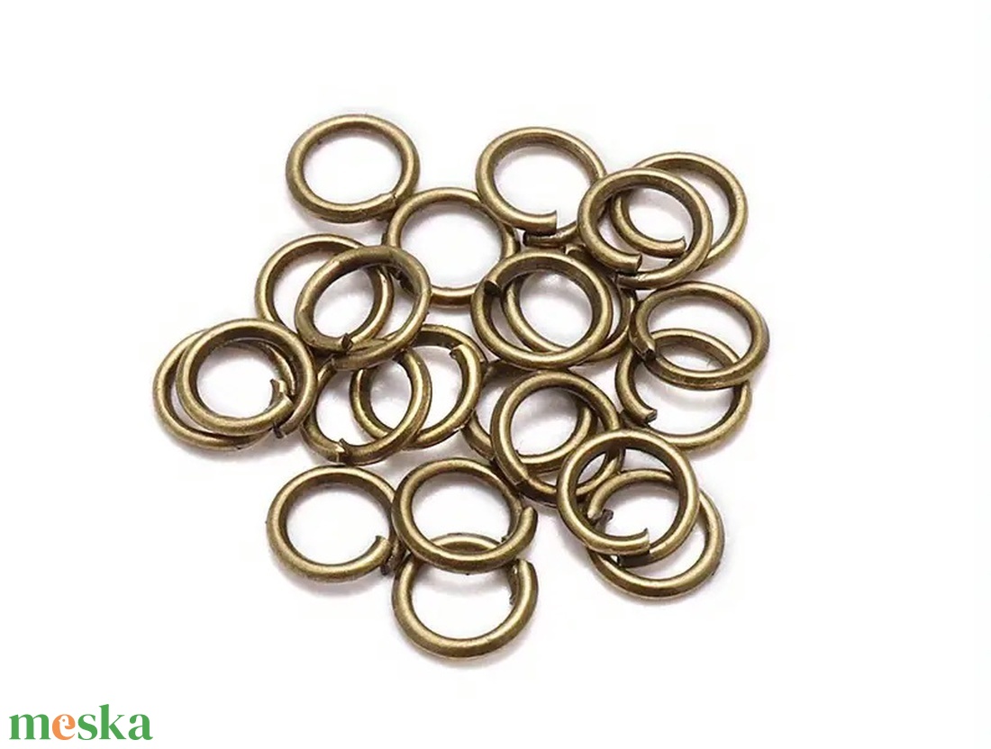 Fém karika 5 mm - antik bronz - kellékek & szerszámok - gyöngyfűzés kellékek - egyéb alkatrész - Meska.hu Fém karika 5 mm - antik bronz - kellékek & szerszámok - gyöngyfűzés kellékek - egyéb alkatrész - Meska.hu