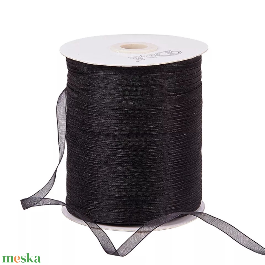 Organza szalag 6 mm fekete - kellékek & szerszámok - rövidáru - szalag, pánt - textilszalag - Meska.hu Organza szalag 6 mm fekete - kellékek & szerszámok - rövidáru - szalag, pánt - textilszalag - Meska.hu