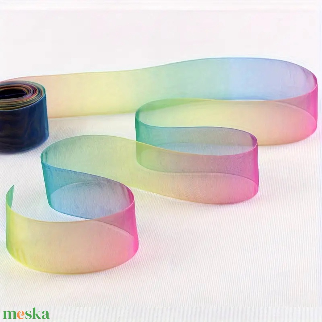 Szivárvány, színátmenetes organza szalag 25 mm - kellékek & szerszámok - rövidáru - szalag, pánt - textilszalag - Meska.hu Szivárvány, színátmenetes organza szalag 25 mm - kellékek & szerszámok - rövidáru - szalag, pánt - textilszalag - Meska.hu