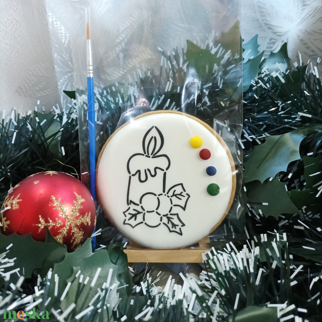 Mézeskalács kifestő  - karácsony - mikulás - mikulás ajándékok - Meska.hu