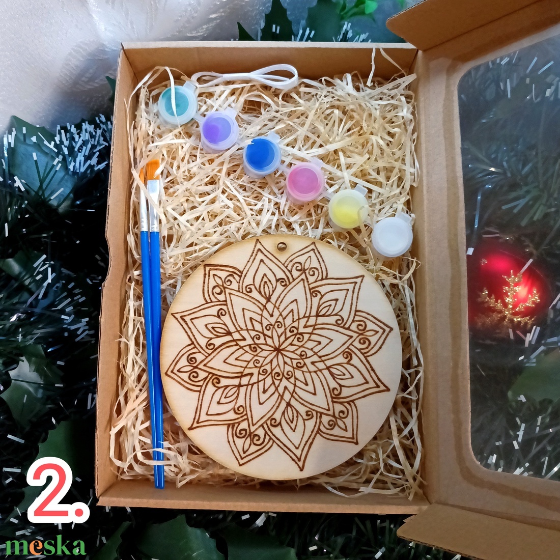 Mandala kifestő fa lapon 2. - diy (csináld magad) - egységcsomag - Meska.hu Mandala kifestő fa lapon 2. - diy (csináld magad) - egységcsomag - Meska.hu