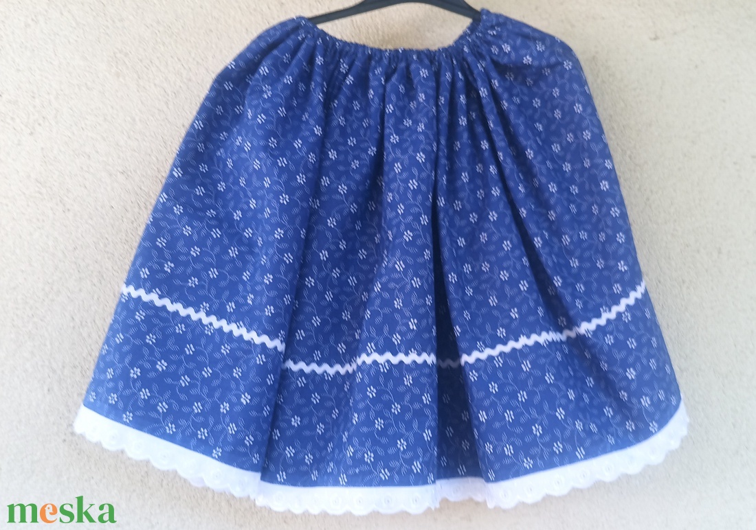 Néptánc szoknya próbaszoknya lány - ruha & divat - gyerekruha - szoknya - Meska.hu