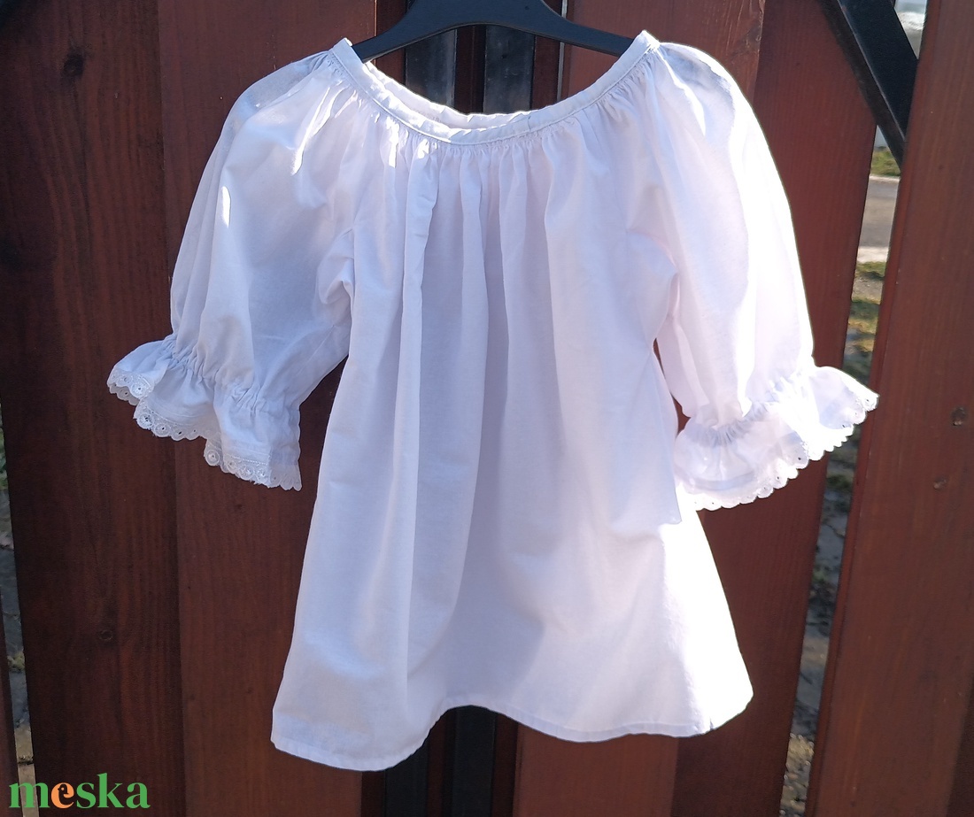 Néptáncos ing népviseleti lánynak - ruha & divat - gyerekruha - ing, blúz - Meska.hu