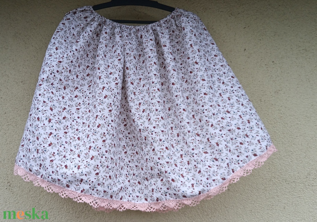 Néptáncos szoknya virágmintás próbaszoknya - ruha & divat - gyerekruha - szoknya - Meska.hu