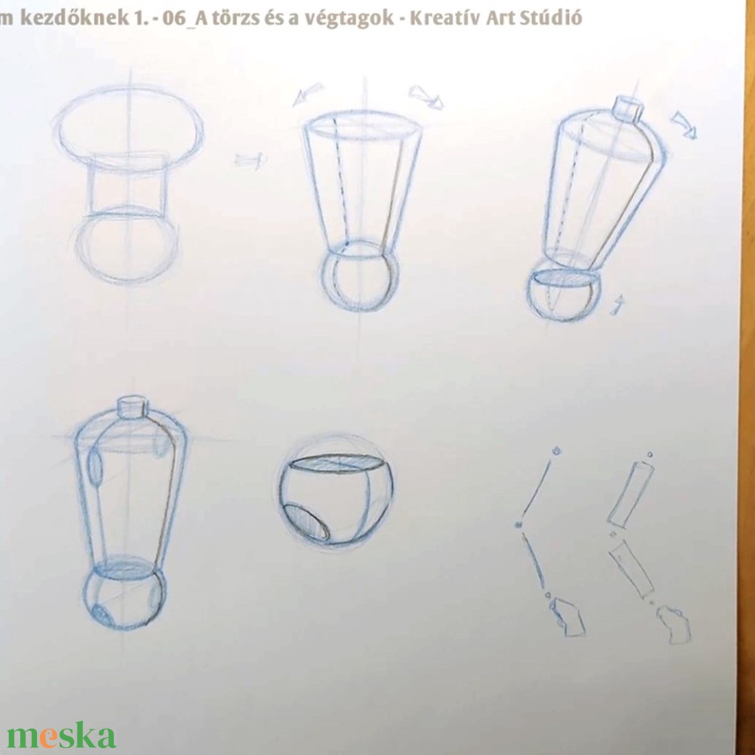 Karakter rajzoló online tanfolyam 1. rész - diy (csináld magad) - workshop & tanfolyam - Meska.hu