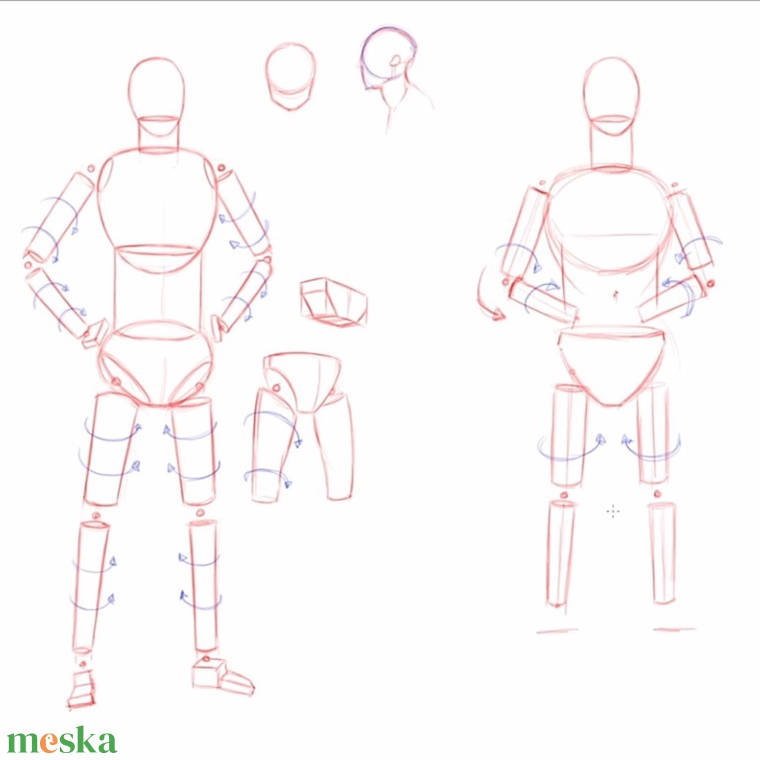 Karakter rajzoló online tanfolyam 1. rész - diy (csináld magad) - workshop & tanfolyam - Meska.hu