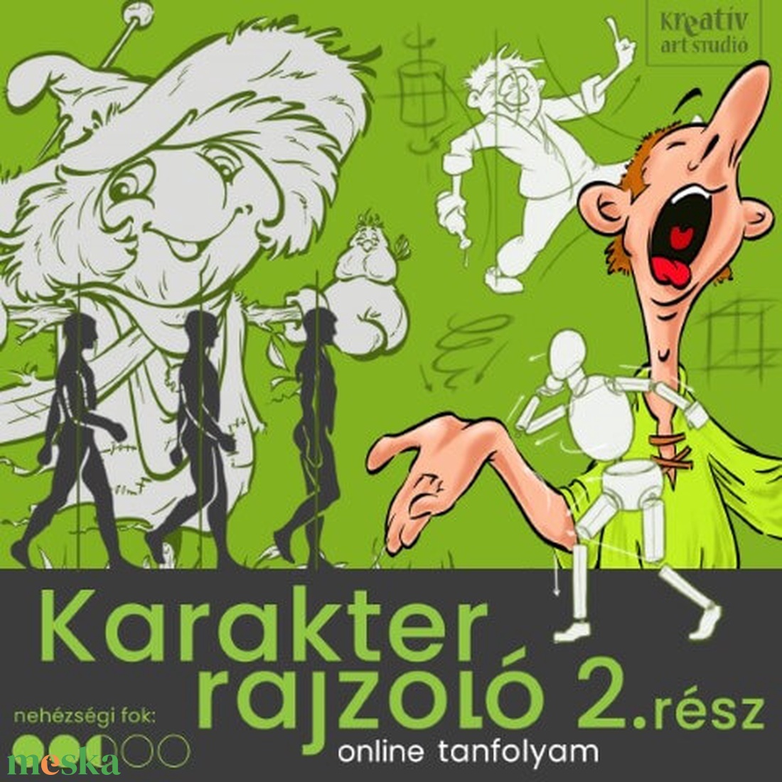 Karakter rajzoló online tanfolyam 2. rész - diy (csináld magad) - workshop & tanfolyam - Meska.hu