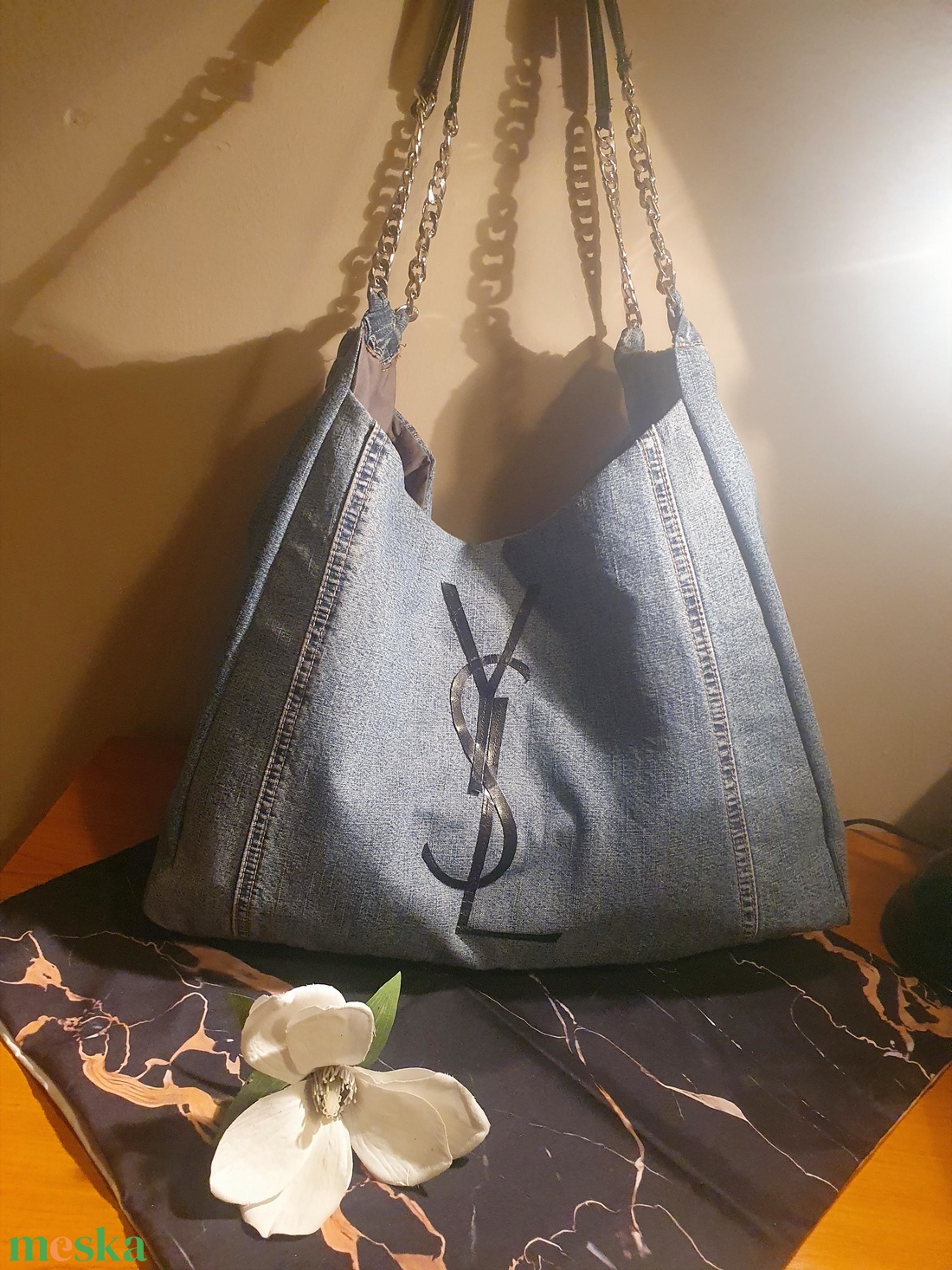 Pakolós nagyobb farmer válltáska - táska & tok - kézitáska & válltáska - nagy pakolós táska - Meska.hu