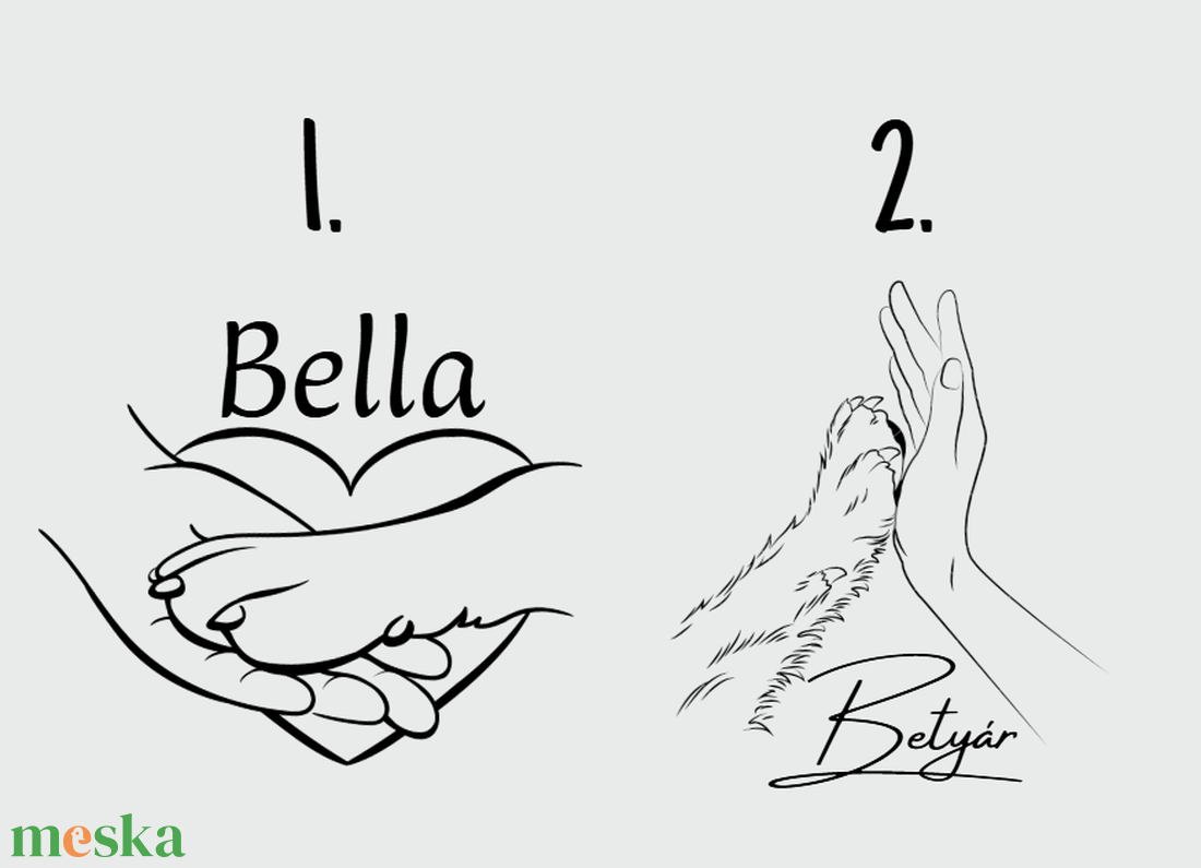 Egyedi gravírozású műbőr mancs kulcstartó - táska & tok - kulcstartó & táskadísz - kulcstartó - Meska.hu