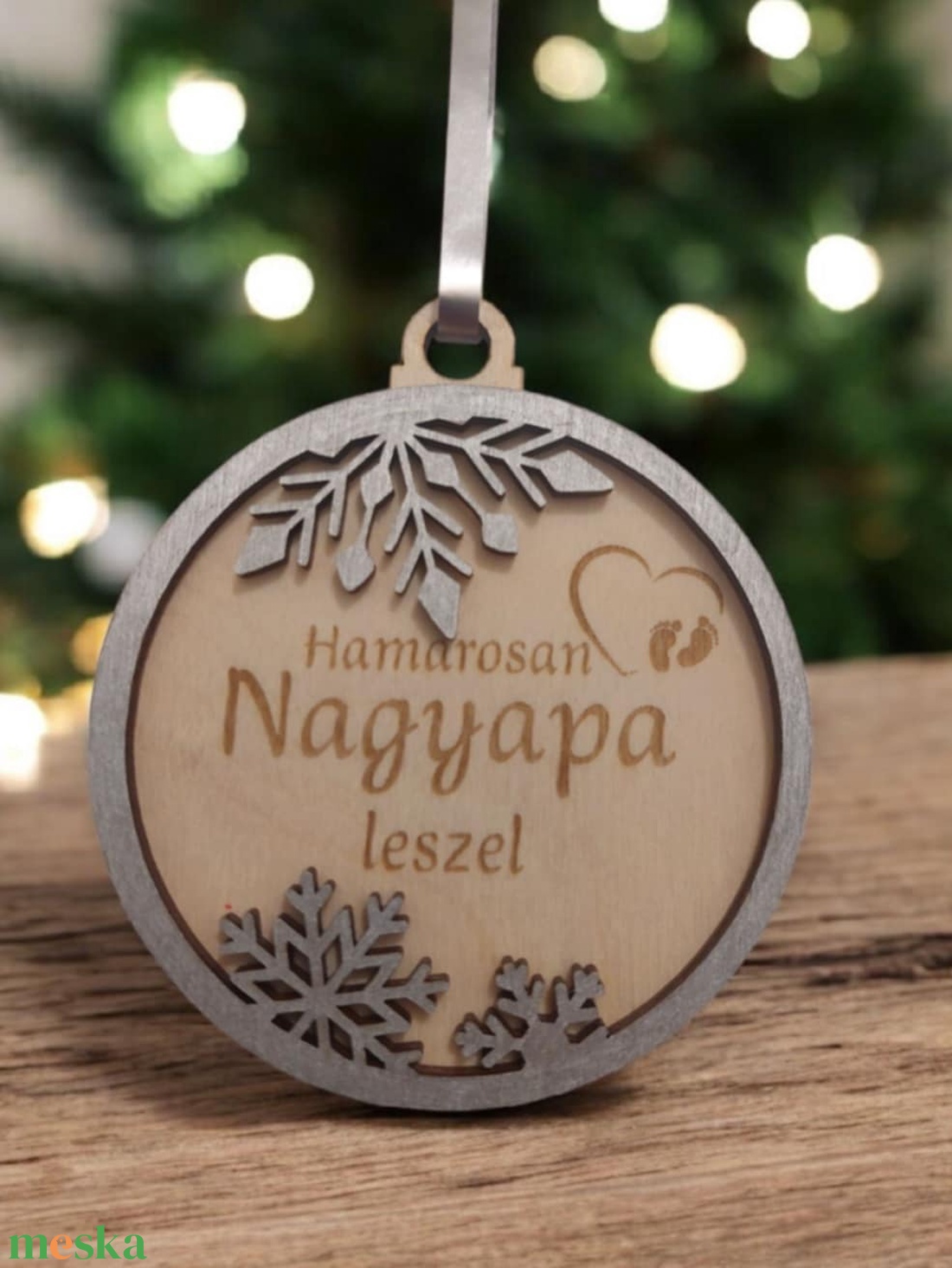 Baba Bejelentő Karácsonyi Dísz - karácsony - karácsonyi lakásdekoráció - karácsonyfadíszek - Meska.hu