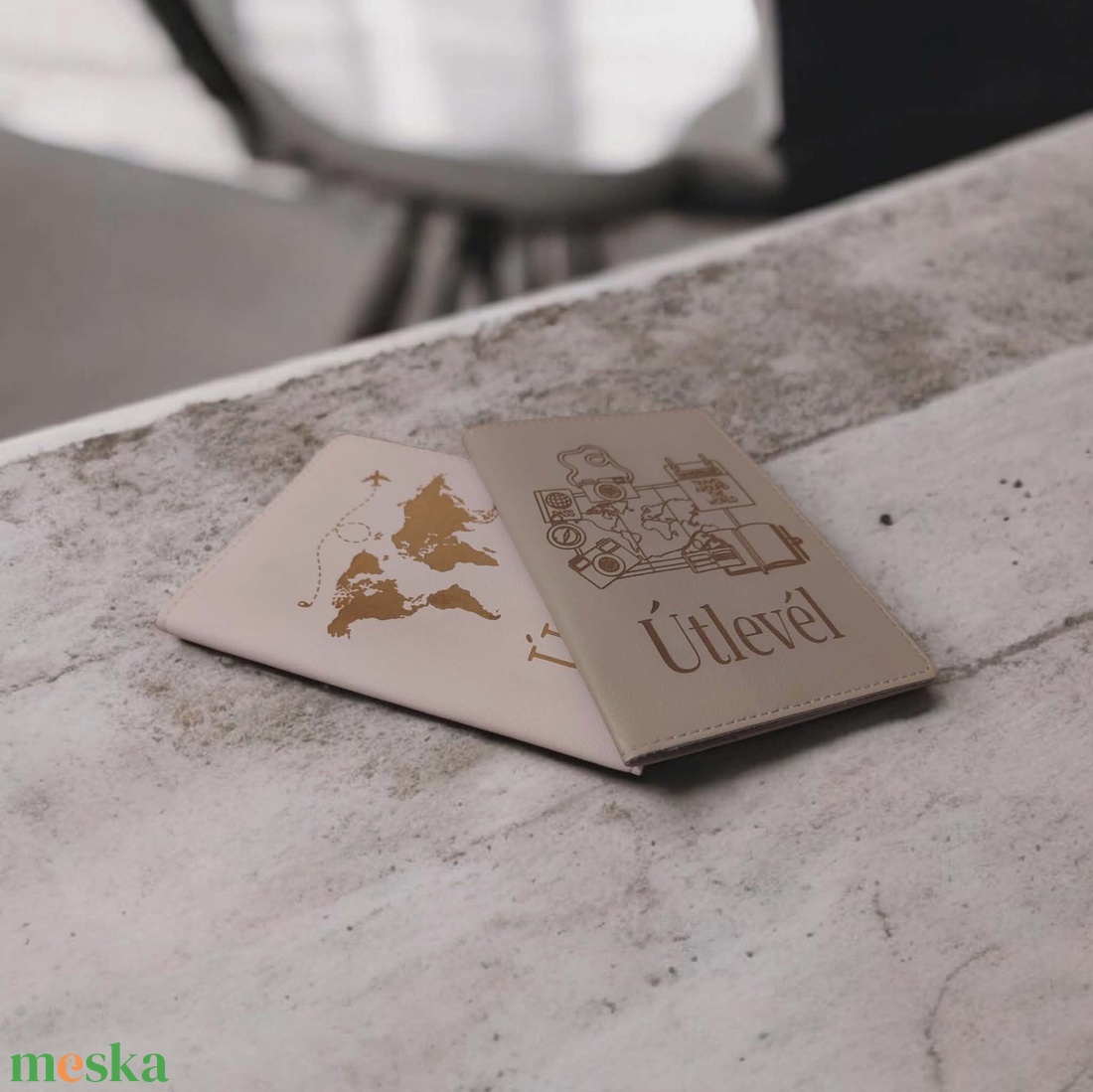 Gravírozott útlevéltartó - táska & tok - pénztárca & más tok - kártyatartó & irattartó - Meska.hu