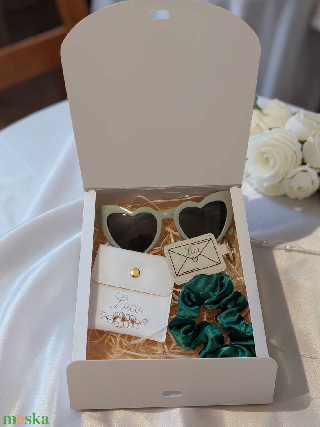 Koszorúslány/tanú felkérő box - esküvő - meghívó & kártya - koszorúslány felkérő - Meska.hu