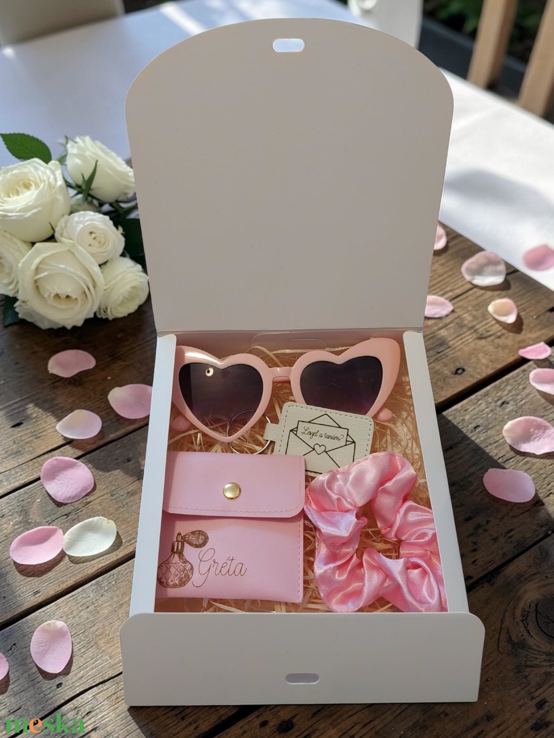 Koszorúslány/tanú felkérő box - esküvő - meghívó & kártya - koszorúslány felkérő - Meska.hu