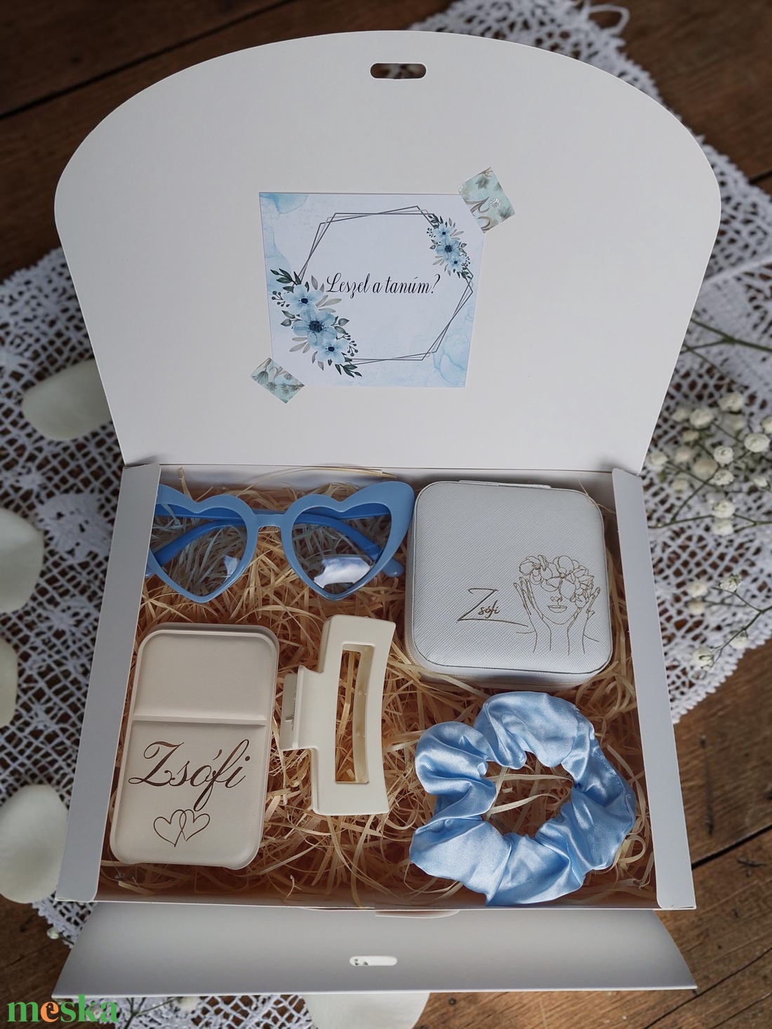 Tanú felkérő box - esküvő - meghívó & kártya - tanú felkérő - Meska.hu