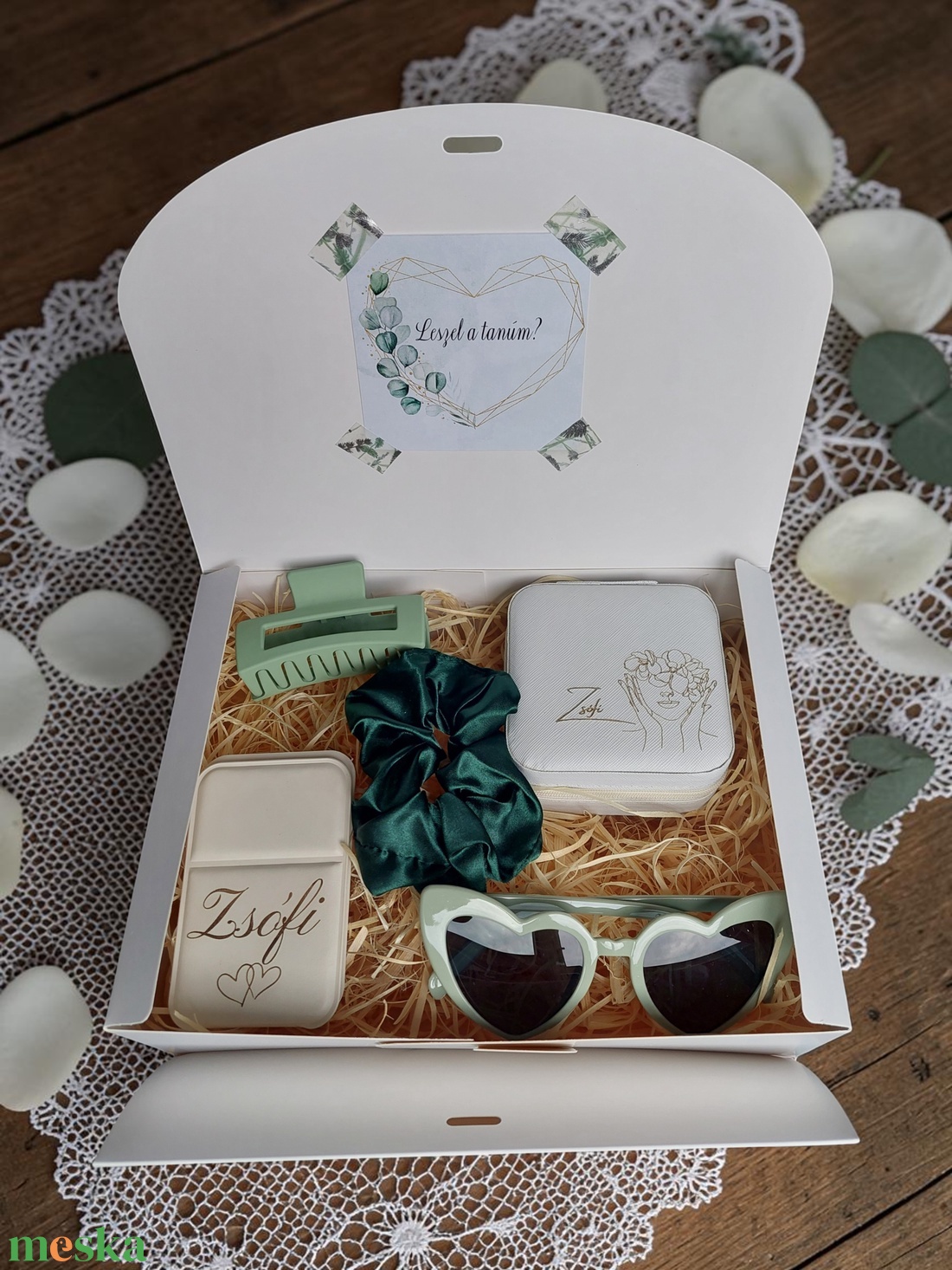 Tanú felkérő box - esküvő - meghívó & kártya - tanú felkérő - Meska.hu