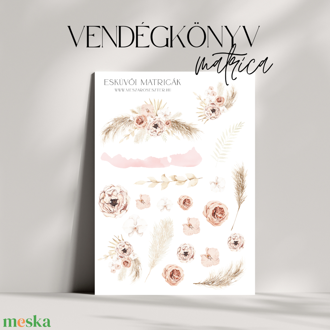 Matrica vendégkönyvhöz � pampa Balaton pasztell matricák esküvőre � esküvői matricák � jókívánságok - esküvő - emlék & ajándék - vendégkönyv - Meska.hu