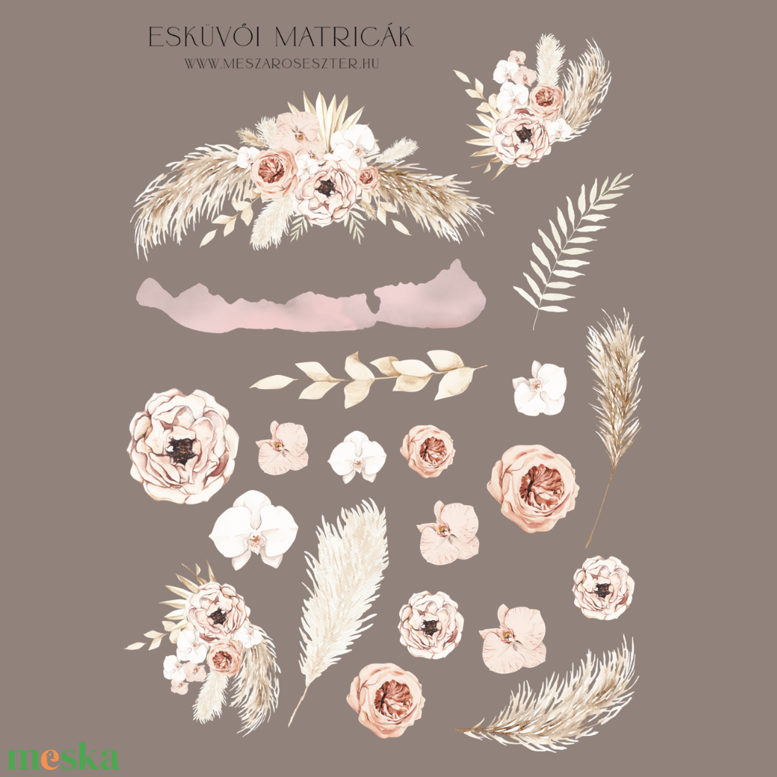 Matrica vendégkönyvhöz � pampa Balaton pasztell matricák esküvőre � esküvői matricák � jókívánságok - esküvő - emlék & ajándék - vendégkönyv - Meska.hu