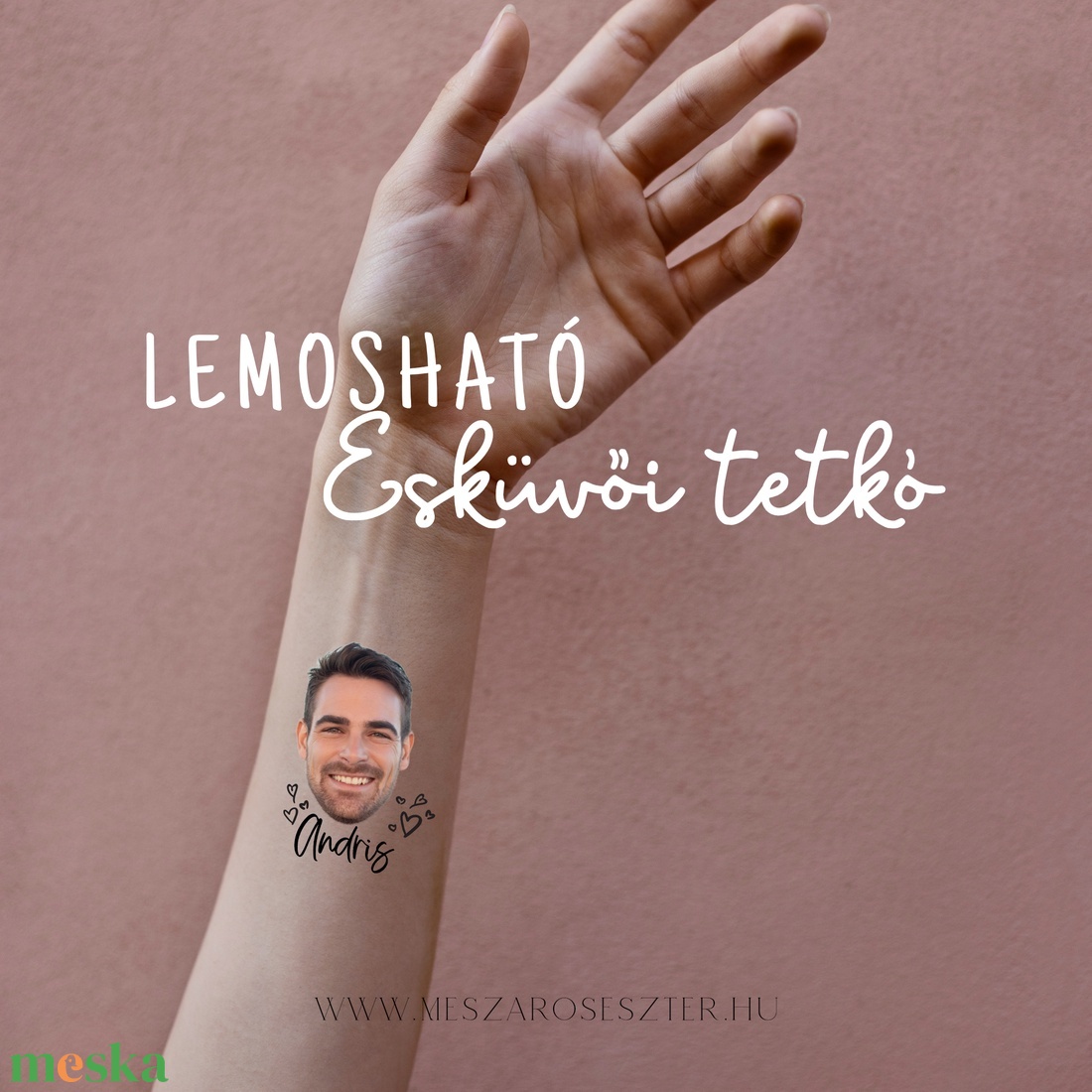 LÁNYBÚCSÚS TETKÓ � LEMOSHATÓ ESKÜVŐI, LÁNYBÚCSÚS TETOVÁLÁS � IDEIGLENES TETOVÁLÁS - otthon & életmód - papír, írószer - ideiglenes tetoválás - Meska.hu