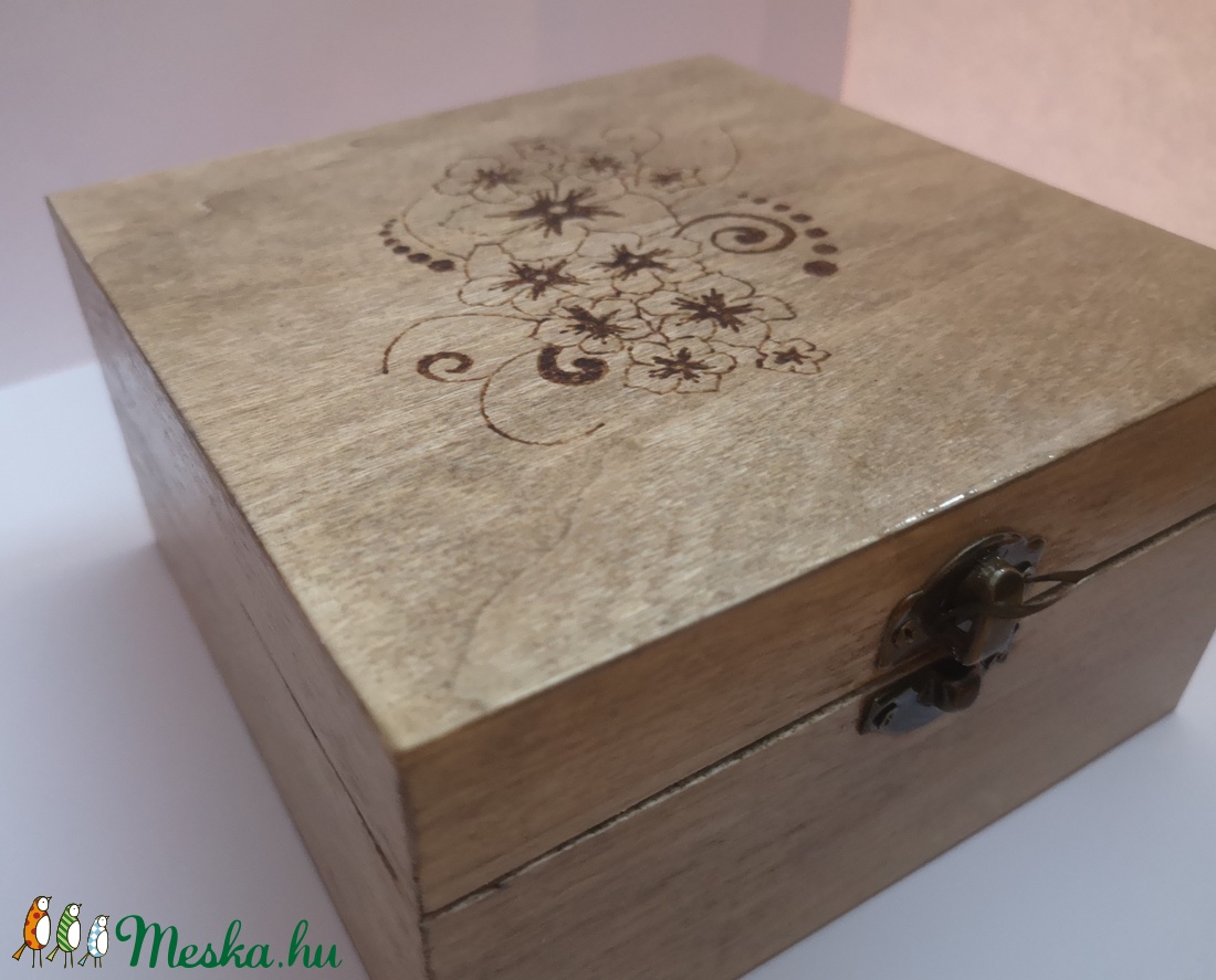 Virág mintás teafilter tartó (4-es) - otthon & életmód - konyhafelszerelés, tálalás - Meska.hu