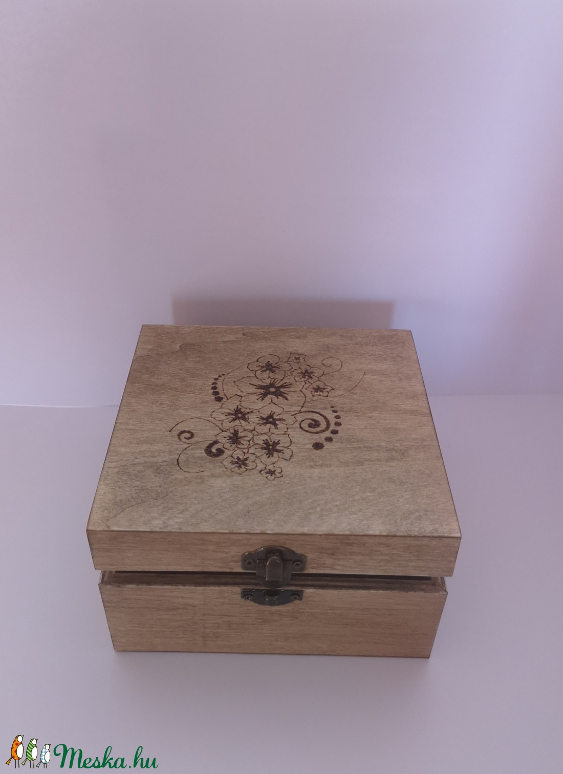 Virág mintás teafilter tartó (4-es) - otthon & életmód - konyhafelszerelés, tálalás - Meska.hu