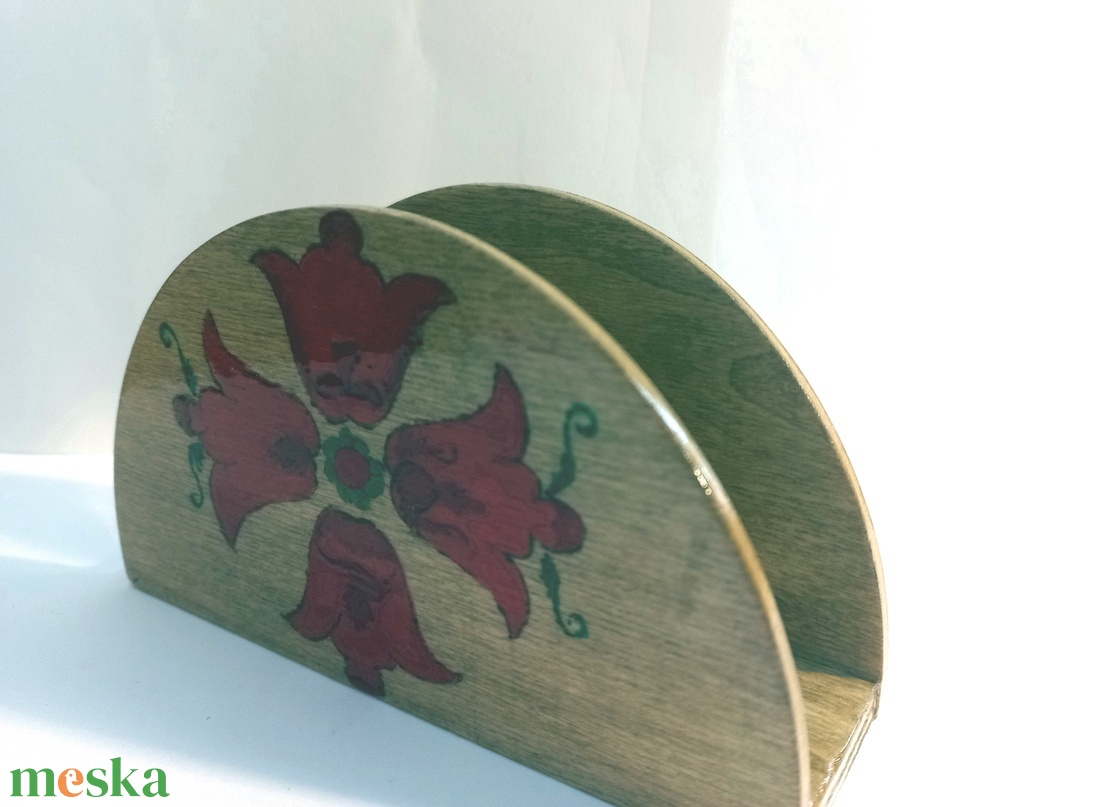 Tulipán mintás szalvétatartó - otthon & életmód - konyhafelszerelés, tálalás - tálalás - szalvétatartó, szalvétagyűrű - Meska.hu Tulipán mintás szalvétatartó - otthon & életmód - konyhafelszerelés, tálalás - tálalás - szalvétatartó, szalvétagyűrű - Meska.hu