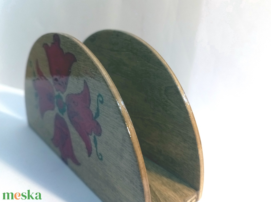 Tulipán mintás szalvétatartó - otthon & életmód - konyhafelszerelés, tálalás - tálalás - szalvétatartó, szalvétagyűrű - Meska.hu Tulipán mintás szalvétatartó - otthon & életmód - konyhafelszerelés, tálalás - tálalás - szalvétatartó, szalvétagyűrű - Meska.hu